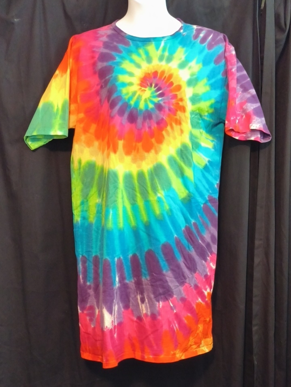 Tie-Dye T Shirt Dress with Sundog Tag #0111